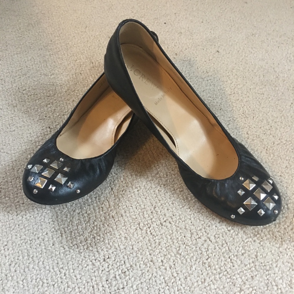 J Crew Studded Flats